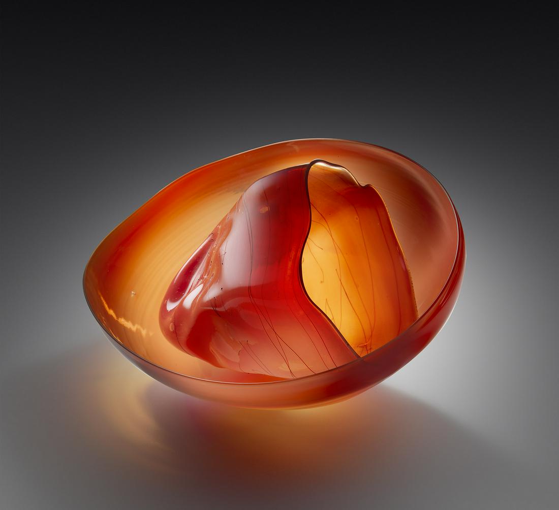 Dale Chihuly Indian Basket Set 1978 Art Glass Habatat: Dale Chihuly, (USA), Indian Basket Set, 1978, 8 x 12 x 12 inches. The most famous artist working with glass watched his career take off in 1978 with a one-person exhibition at the Renwick Gallery at t