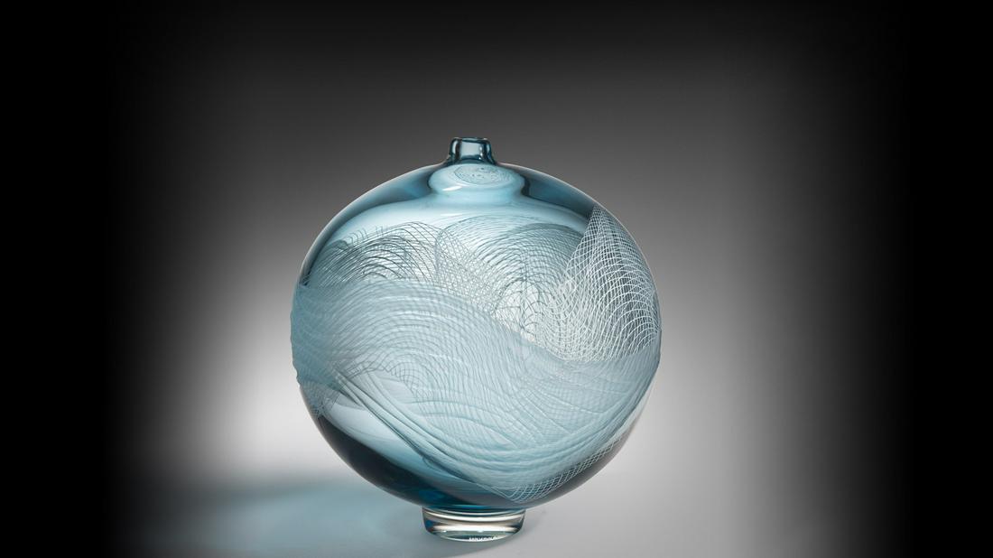 Ben Edols Kathy Elliot Surge Series Art Glass Habatat (1 of 1)