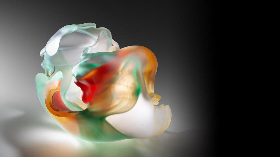 Marvin Lipofsky Group Taiwan #2 Art Glass Habatat (1 of 1)