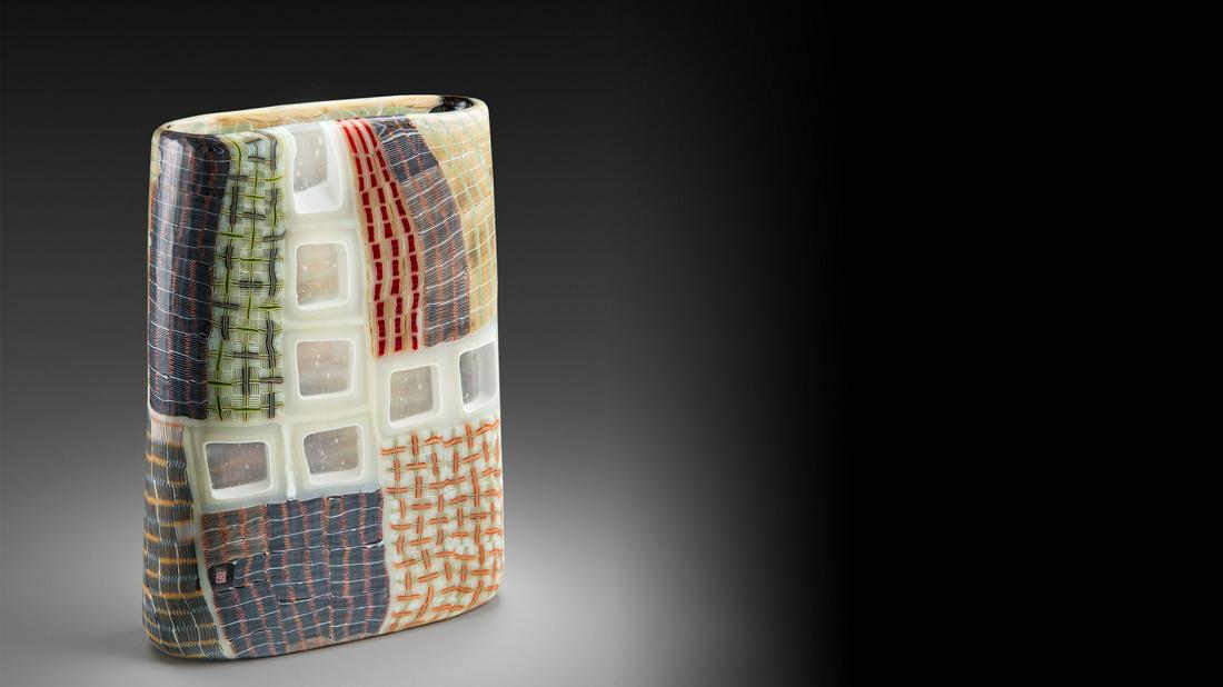 Giles Bettison Vista #8 Art Glass Habatat (1 of 1)