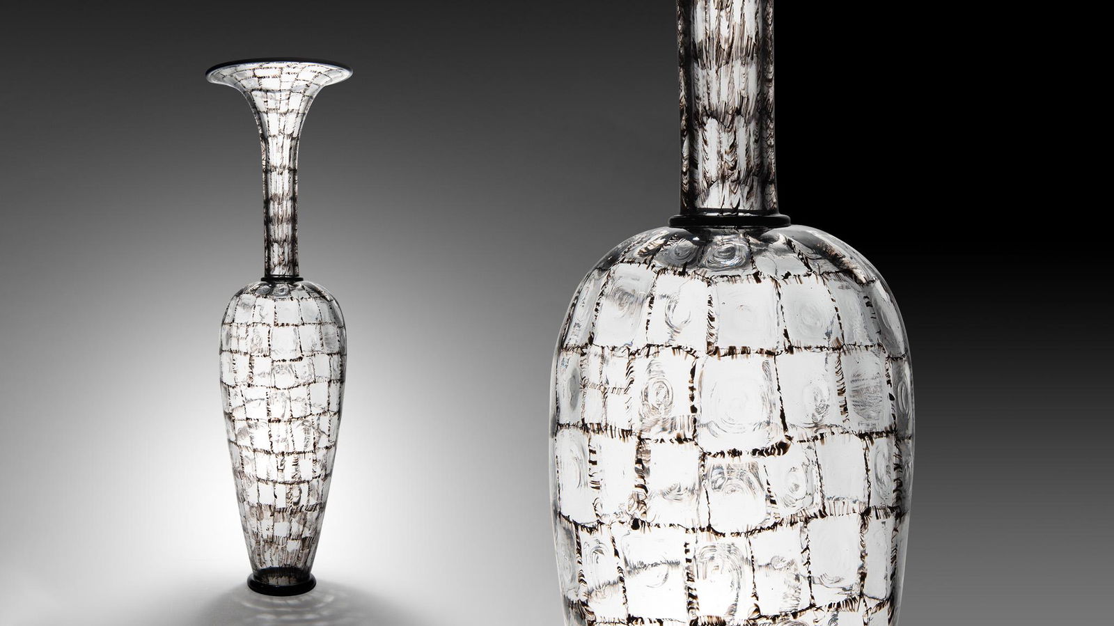 Dante Marioni Mosaic Vase Art Glass Habatat (1 of 1)