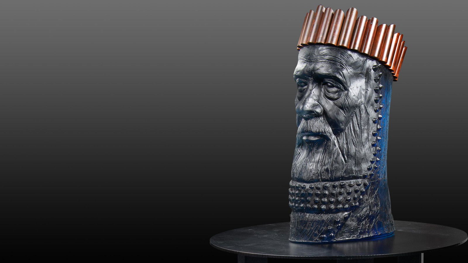 Paul Nelson After Xerxes Art Glass Habatat (1 of 2)