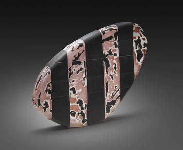 Ethan Stern Echelon Art Glass Hatat: Ethan Stern (USA), Echelon, 2007. 13.5 x 19 x 2 inches. Stern has work in multiple institutions and private collections around the world. Acquired from the Chappell Gallery (Canada). From the