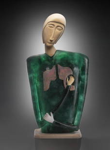 Robin Grebe Meaing of Flight Art Glass Habatat: Robin Grebe (USA), Meaning of Flight, 1999 30 x 15 x 6 inches. Robin has explored, over the course of her career, a singular inspiration interpreting and exploring with a profound sensitivity. From a