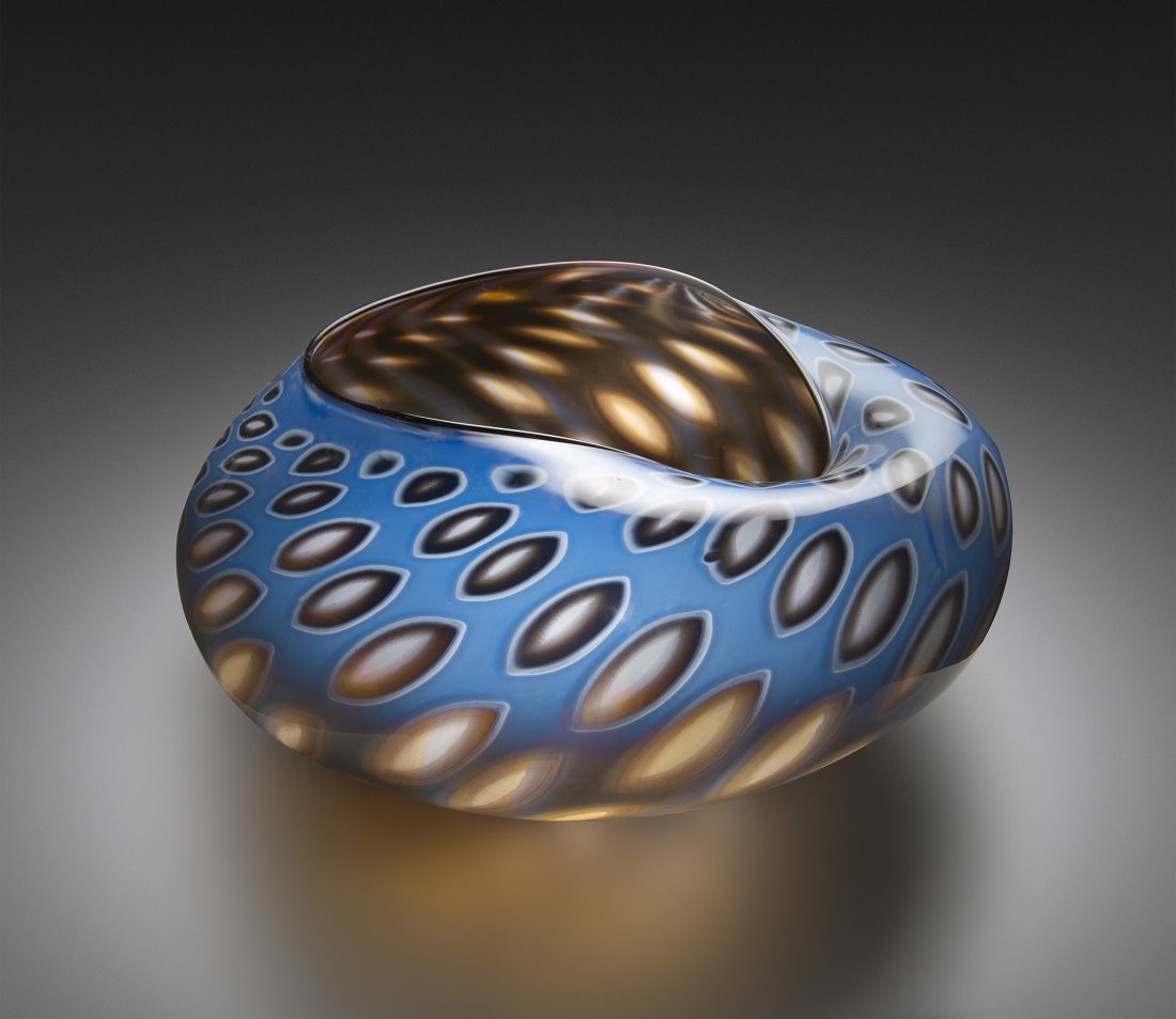 Peter Bremers Metamorphis Art Glass Habatat: Peter Bremers (Netherlands), Metamorphosis, circa 2002. 12 x 21 x 21 inches. An early blown glass sculpture from the artist who takes inspiration from his world travels. It was blown in collaboration