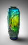 John Nygren Tree and Vine Vase (TALLER) Art Glass