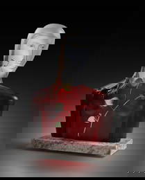 Robin Grebe Twinings Glass Art Sculpture