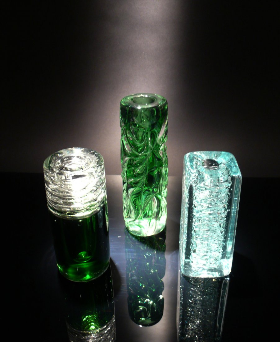 Frantisek Vizner: 3 blown glass production works