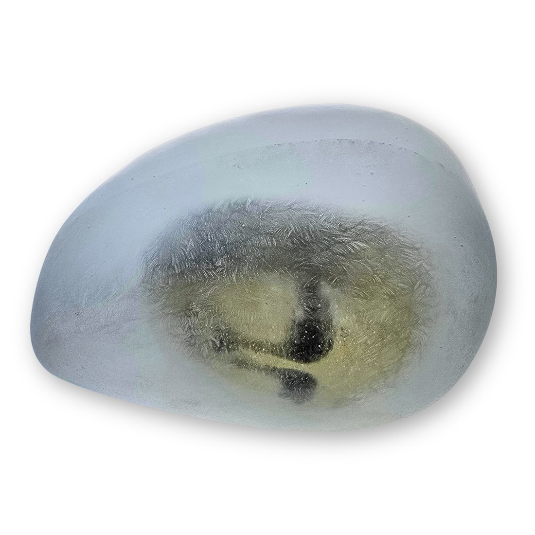 Bertil Vallien Resting Head Large Glass Sweden: Bertil Vallien (Sweden), Resting Head, 2006. 11.75 x 19 x 12.5 inches. One of the largest ever made by the artist! A unique cast glass head by the well-known Swedish artist. From a private collection.