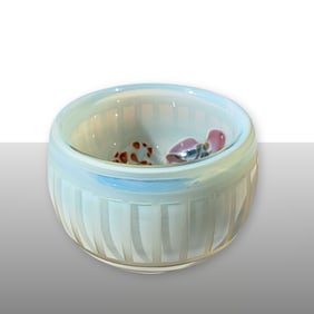 Richard Ritter Early White Vessel Art Glass