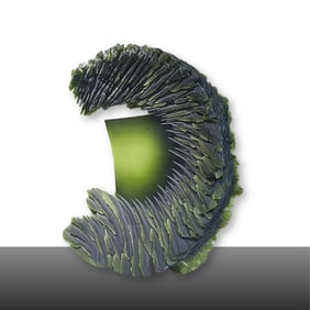Alex Bernstein Nestle Art Glass Sculpture