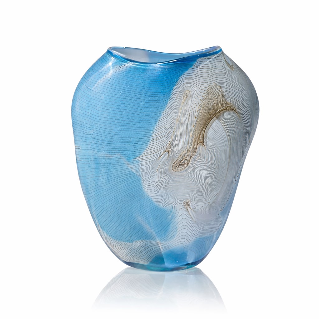 William Morris River Stone Vessel Art Glass (1 of 6)