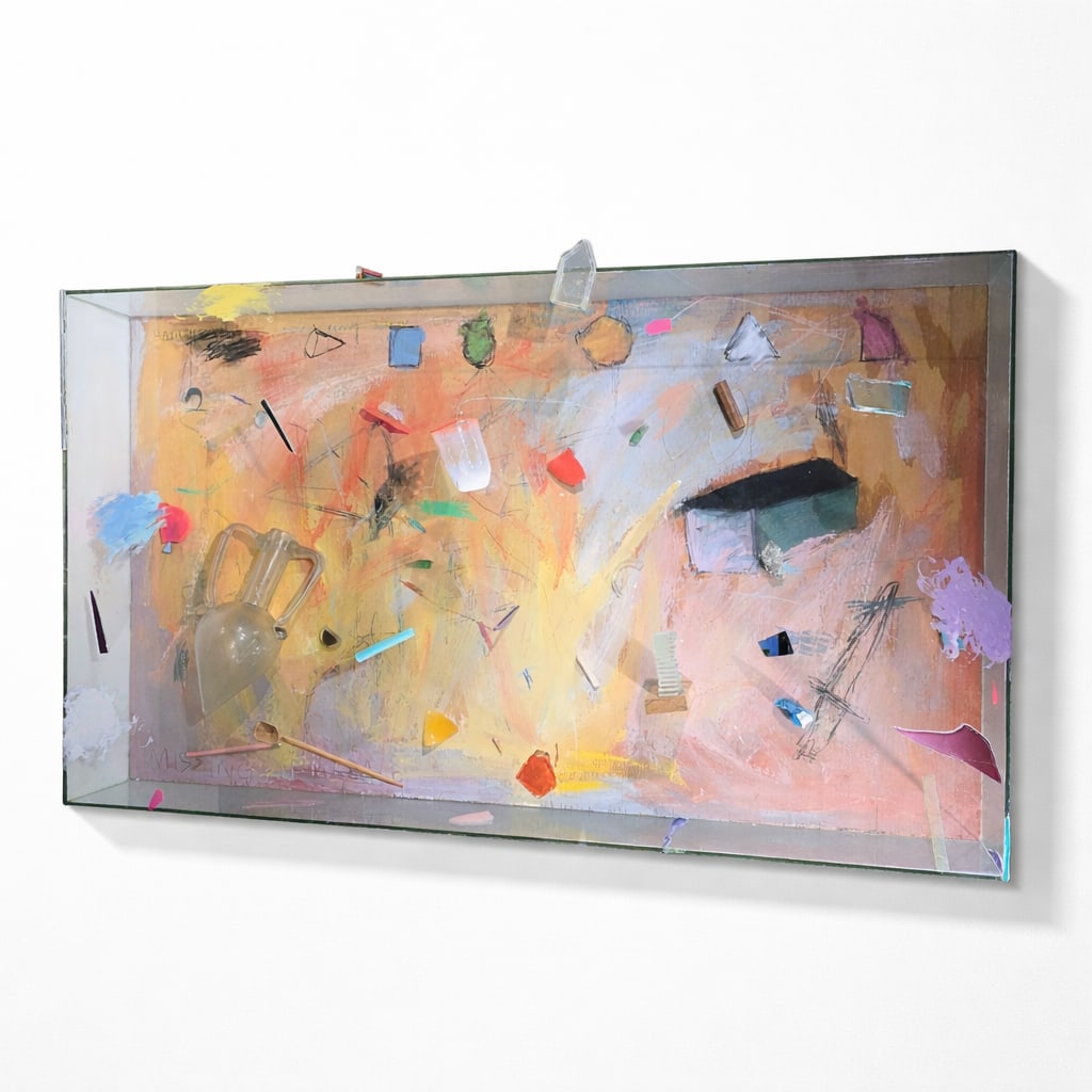 Therman Statom Missing Emerald Art Glass: -- View a short video of this work: https://www.youtube.com/watch?v=jVv6Akivsr8 Artist name: Therman Statom Country of origin: United States Title of the work: Missing Emerald Year: 1987 Dimensions: 3