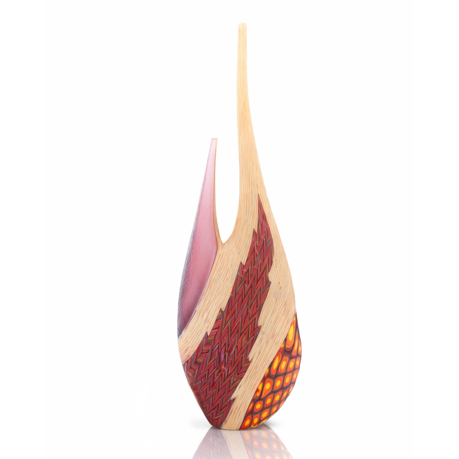 Davide Salvadore Ayodele Art Glass: Artist name: Davide Salvadore Country of origin: Italy Title of the work: Ayodele Year: 2010 Dimensions: 39.5 height inches - Marked on base by artist Process and material: Salvadore is