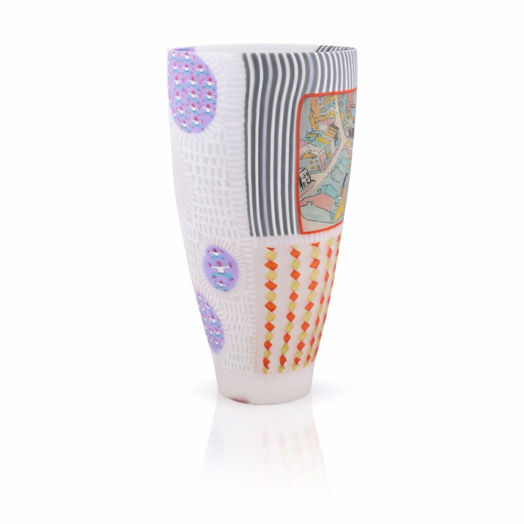 Scott Chaseling Overseerer Glass Art: Scott Chaseling Country of origin: Australia Overseerer Date: Circa 2000 Dimensions: 19.5 x 10 x 10 inches Notes: Signed by the artist. From a private collection. Process and material: Glass; fused wi