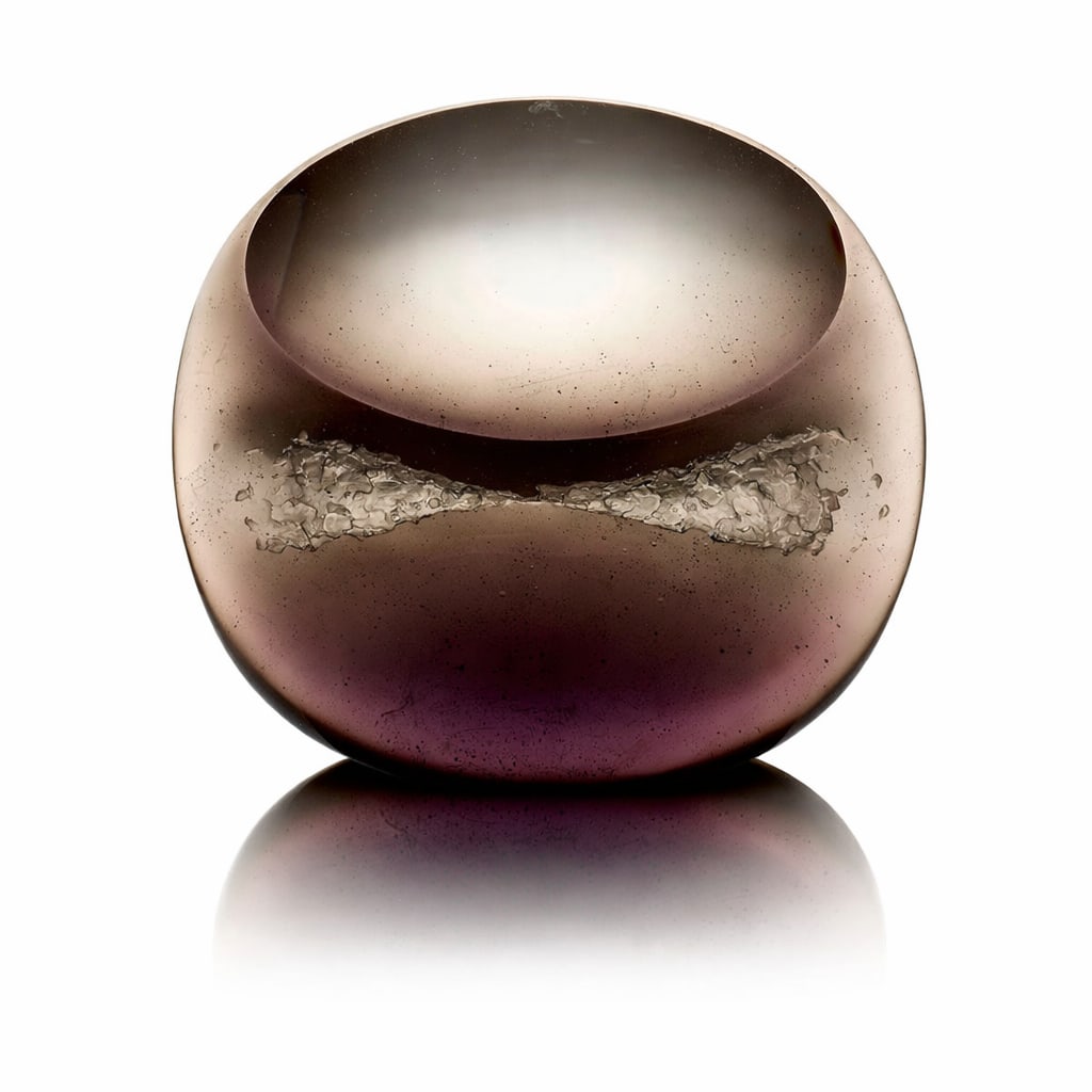 Stanislava Grebenickova Connection Glass Art: Stanislava Grebenickova Country of origin: Connection Date: 2000 Dimensions: 22 x 23.75 x 6 inches Notes: Acquired from Habatat (MI). From the collection of Mimi Livingston. Signed by the artist. Proc