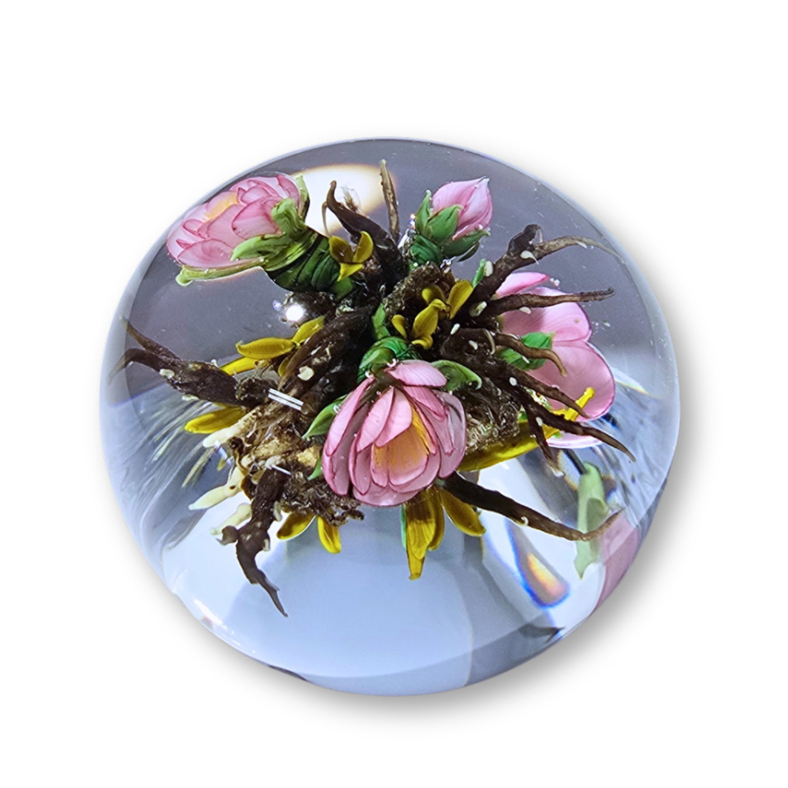 Paul Stankard Botanical & Earth Spirit S60 331 Art Glass: https://www.youtube.com/watch?v=qdfN22oZy1Y Paul Stankard Country of origin: Unknown if not certain Title: Paul Stankard Botanical & Earth Spirit S60 331 Date: 1997 Dimensions: 2.5 x 3 x 3 inches Proc