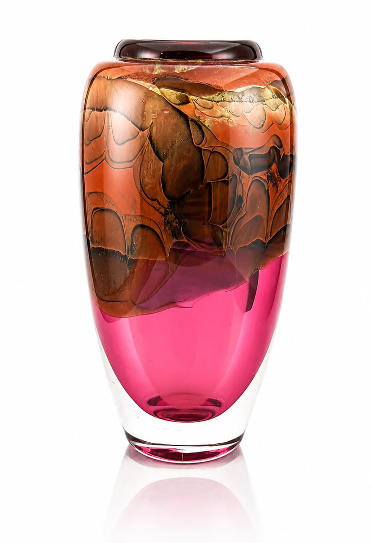 Brent Kee Young Untitled Glass Vessel Art Glass (1 of 3)