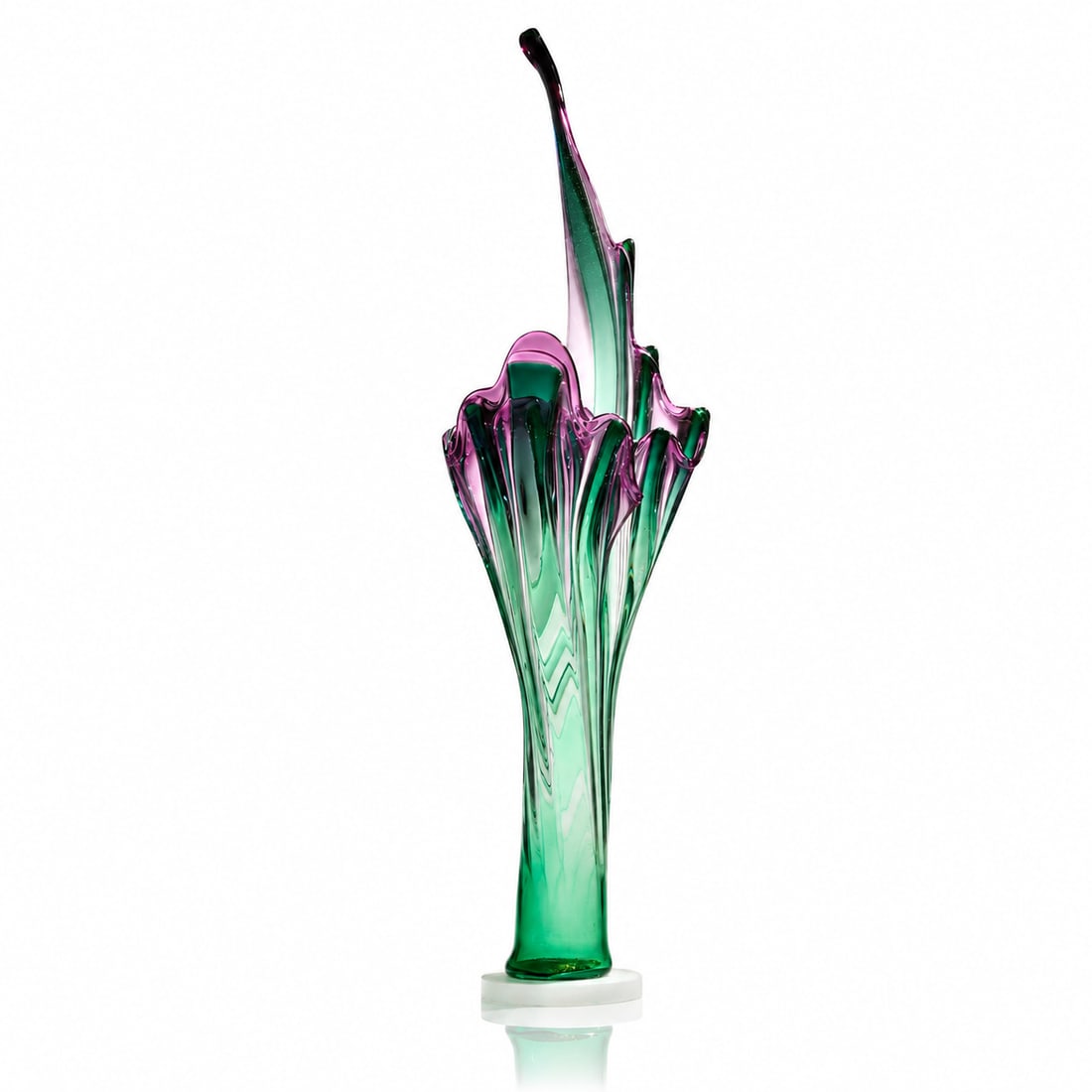 Richard Royal Untitled Diamond Cut Series Art Glass (1 of 5)