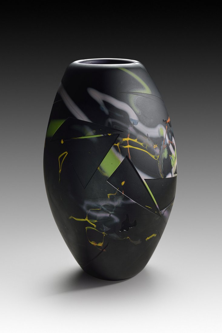 David White Divided 1982 Glass Art Habatat (1 of 1)