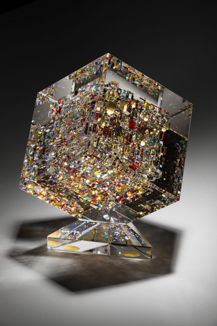 Jon Kuhn Gold Berry 1997 Glass Art Habatat (1 of 1)