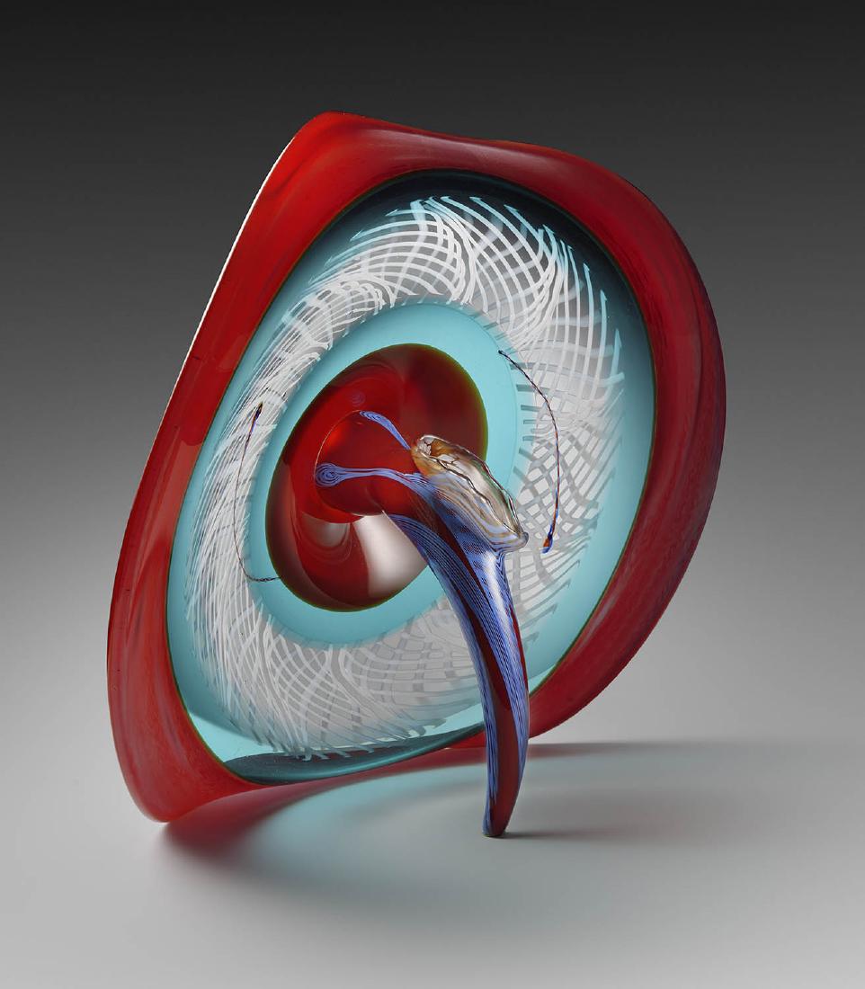 Stephen Dee Edwards Physalia Art Glass Habatat (1 of 1)