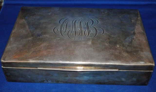 Black Starr & Frost Sterling Cigar Box