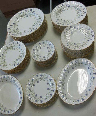 78 Piece Spode Porcelain Dinner Set