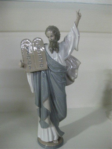 Lladro Figure - Moses: 16 inches tall