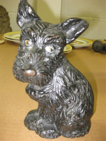 Cast Iron Scottie Dog Doorstop