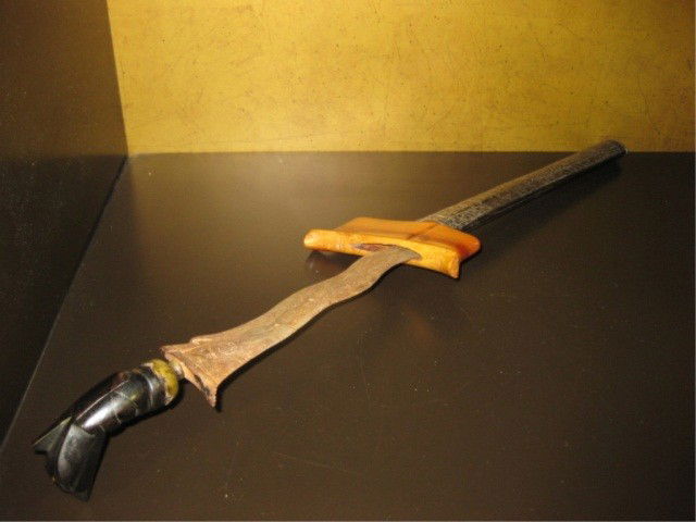 Antique Islamic Dagger with Silver Mount