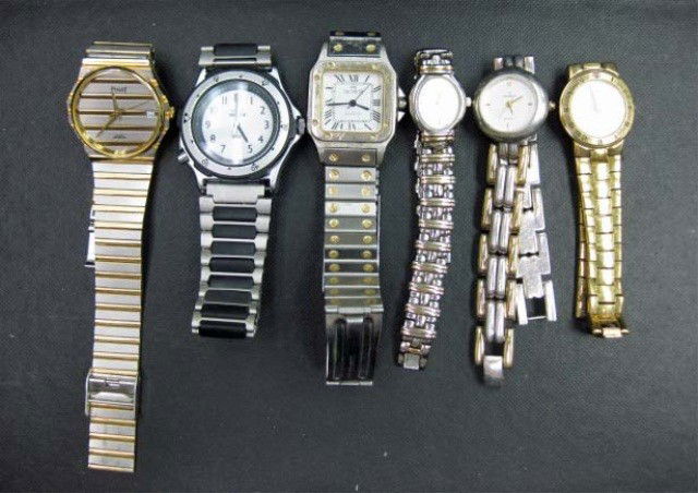 6 Fashion Watches: Piaget, Gucci, Peugeot, etc.