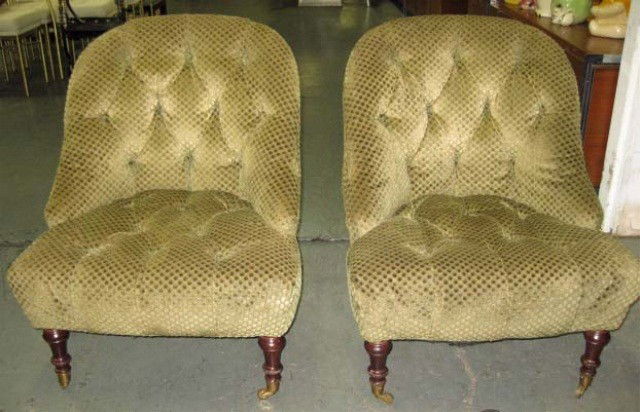 Pair of George Smith Tub Chairs
