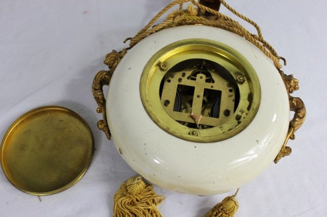 Pottery Hanging Clock - 4