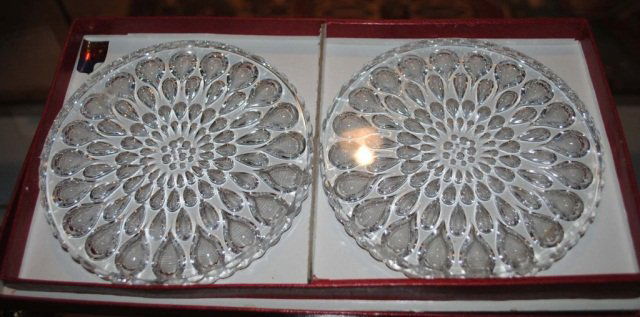 Pair of Baccarat Coasters