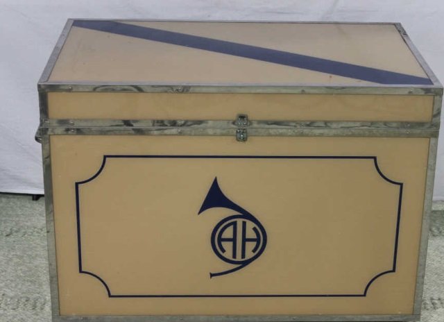 Large Instrument Case or Toy Chest: Height 27 Inches Width 23.5 Inches Length 37.5 Inches