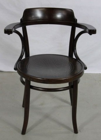 Antique French Thonet Armchair: Height 32" Width 24" Depth 19"