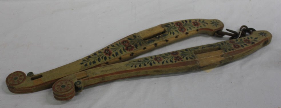 Antique Early Primitive Orig. Paint Horse Collar: 24" in length.