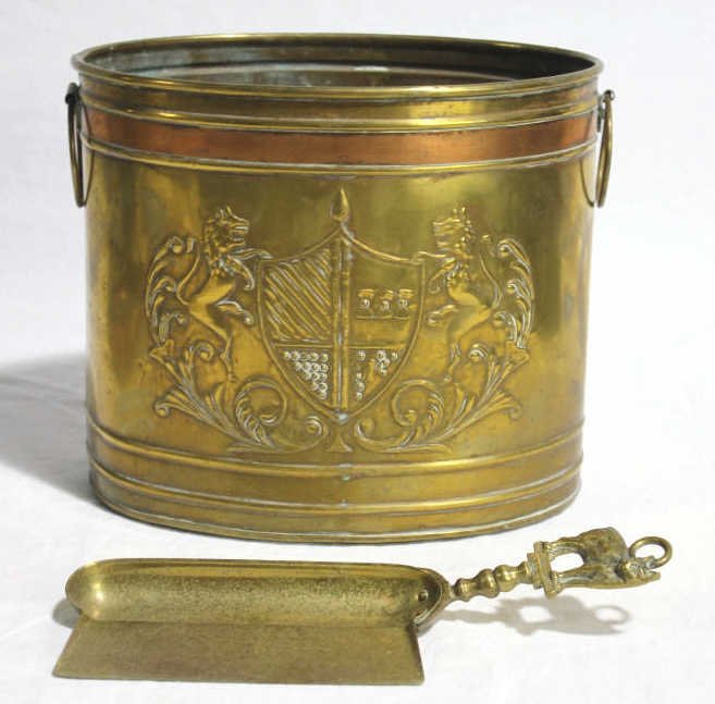 Ember Bucket with Cat Ash Pan: Height 9 Inches Width 20 Inches Depth 7 Inches