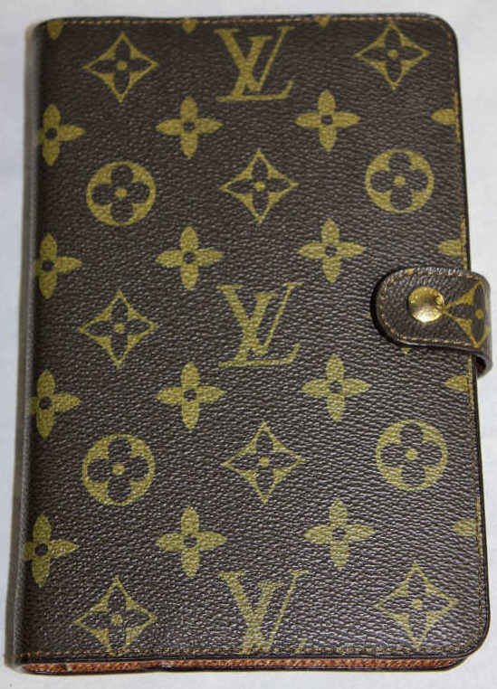 Louis Vuitton Address Book and Credit Card Holder: Length 7 Inches Width 5 Inches. Property of a Westport, CT estate