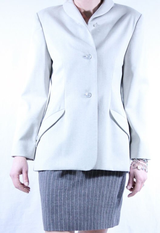 Geoffrey Beene Grey Day Suit: Size 4.