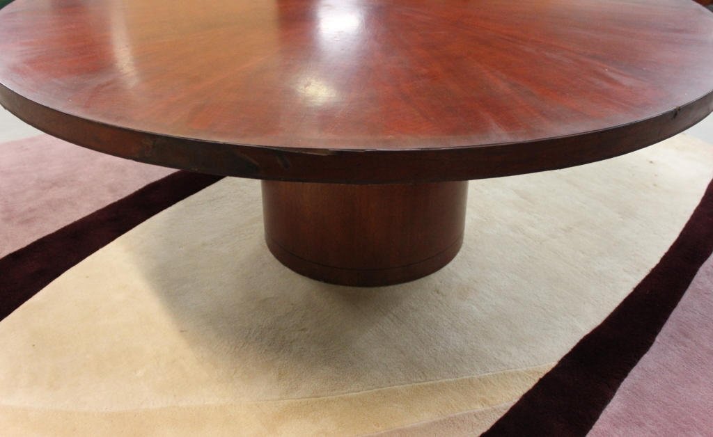 Custom Wood Veneer Round Table by Kimball/Knoll: Made to order. Conference/Dining Table Height 28 inches Depth 72 inches