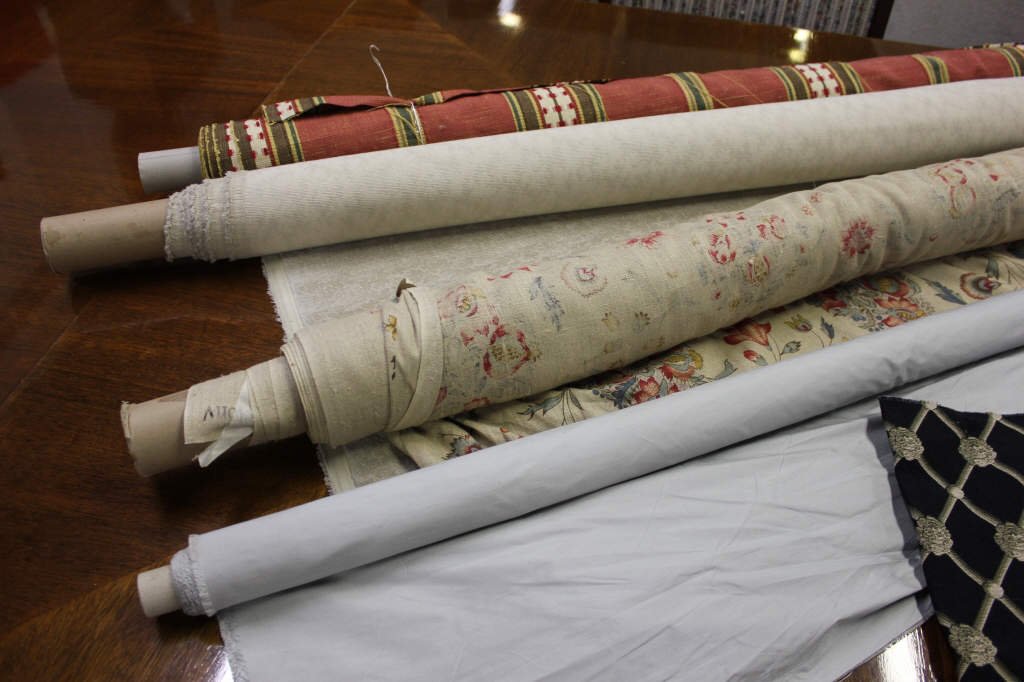 Lots of Bolts of Fabric: five bolts of assorted fabrics