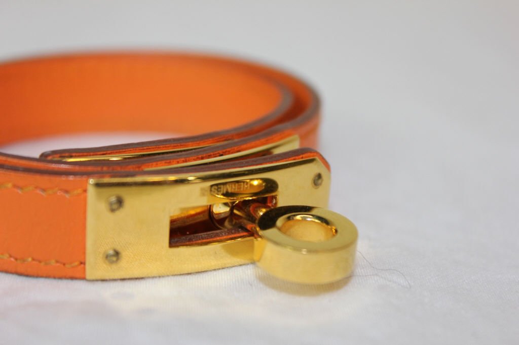 Hermes Kelly Double Tour Wrap  Bracelet (1 of 7)