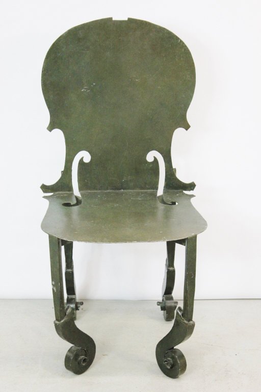 Metal Violin Shaped Chair (1 of 5)