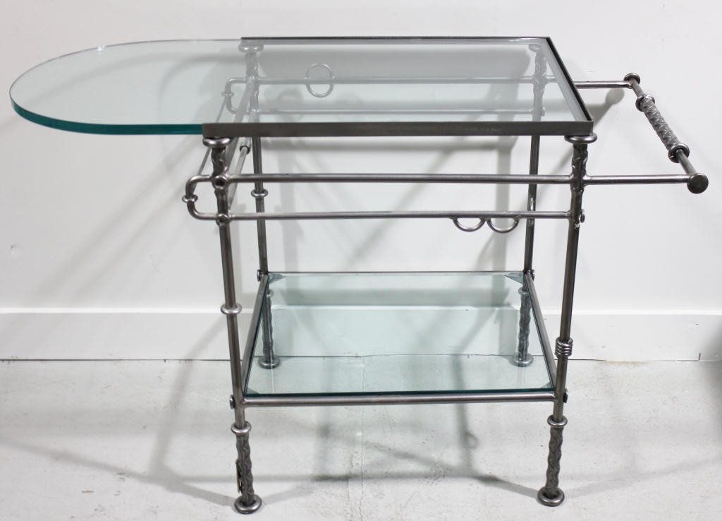 Tea Cart by Ilana Goor, Signed (1 of 7)
