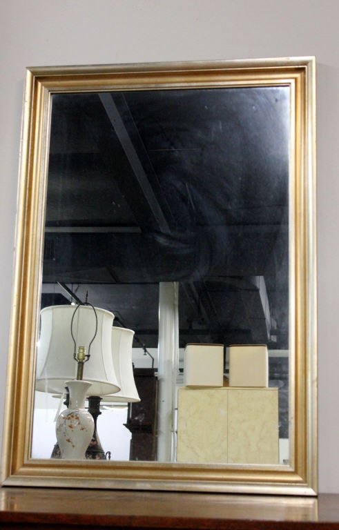 Large Gilt Mirror: Height: 40 inches. Width: 28.5 inches.