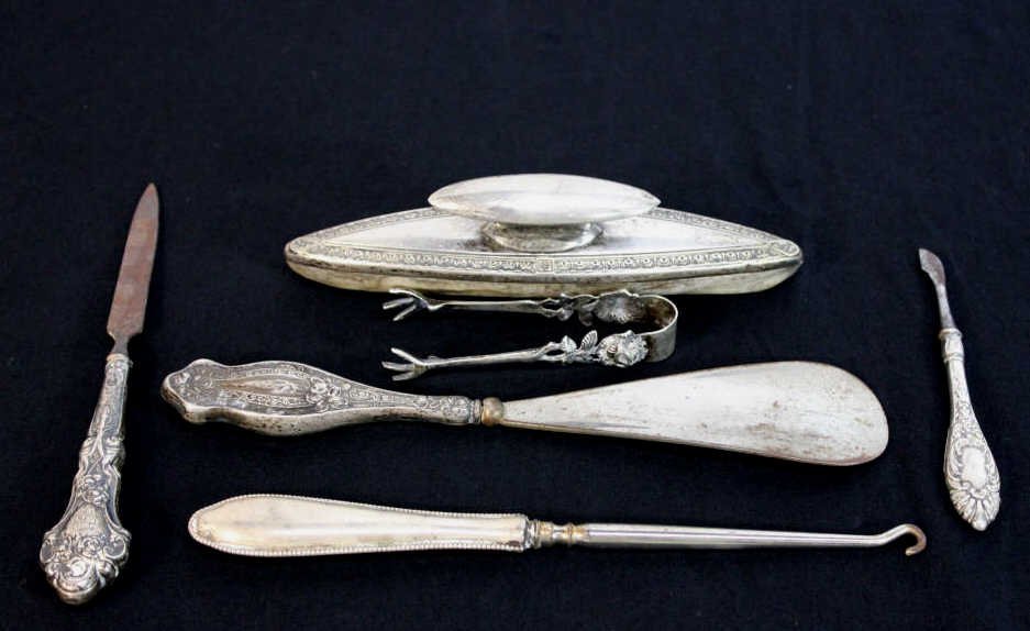 Assorted Group of Antique Sterling Silver Articles (1 of 6)