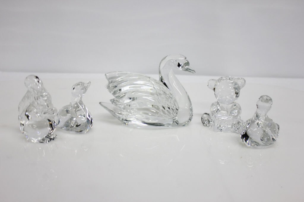 5 Waterford Crystal Paperweights, Animals (1 of 6)
