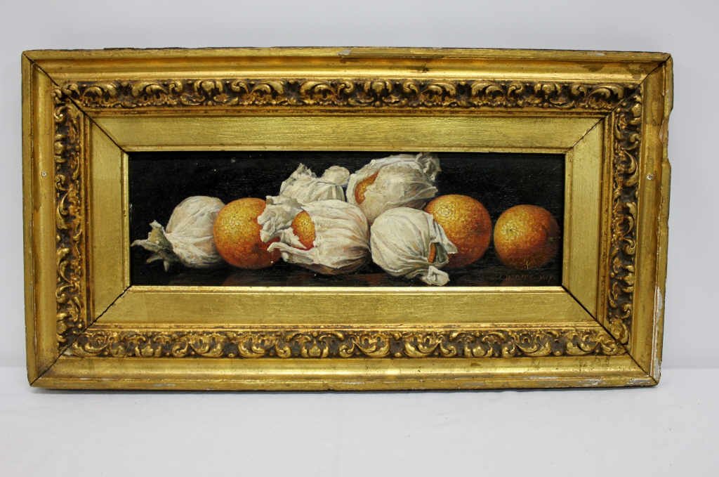 Oil on Board Still Life of Oranges (1 of 5)